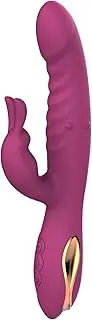 Rose Gold Come Hither G-Spot 8.8" Rabbit Vibrator