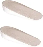 Heel Lift Inserts, Thick Cushioning Height Increase Insoles Heels Cup Shoe Inserts for Spurs, Heel Pain Plantar Fasciitis Achilles Tendonitis (Style 1, 2.5CM)