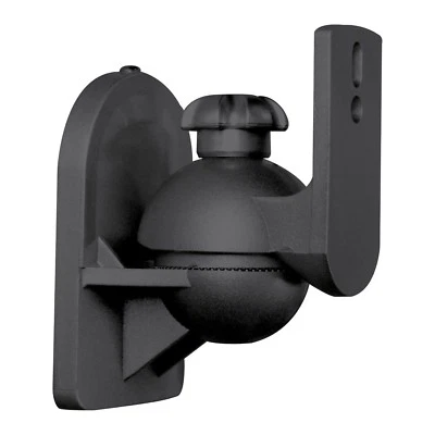 10 Pack Lot - Universal Satellite Speaker Black Wall Mount Brackets fits Bose