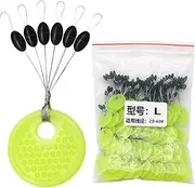 Fishing Bobber Stoppers | Fishing Float Stop Round Fishing Floats,Reusable Fishing Float Stops Rubber Bead Multifunctional Rubber Fishing Bobber Beads Stopper for Fishing Puchen