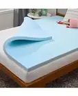 LINENSPA Memory Foam Mattress Topper - 2 Inch Gel Infused Memory Foam - Queen