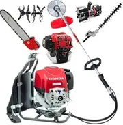 GX50 Backpack 4 Strokes 5 in 1 Brush Cutter Weed Eater Lawn Mower Hedge Trimmer Pole Saw String Tiller Cultivator