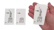 3 Pack VANISHING STATUE OF LIBERTY Signed 33 Cards Illusion Magic Trick Close Up