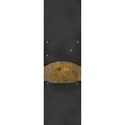 Powell P. Griptape Sheet 9x33 Oval Dragon 3 Bk/Gold/Gld