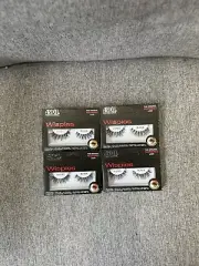 NEW / LOT OF 4 - Ardell Professional Lashes Wispies - Black