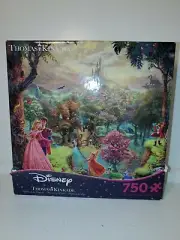 Thomas Kinkade Puzzle Sleeping Beauty 750 Ceaco Puzzle Sealed Minor Box Damage