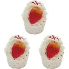 3PK Bomb Cosmetics Wild Strawberry Bath Bomb Mallow Body Fragrance Scented Fizzy