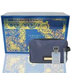 VERSACE 凡賽斯 經典男性淡香水禮盒-43831(香水100ML + 滾珠瓶10ML + 包包)