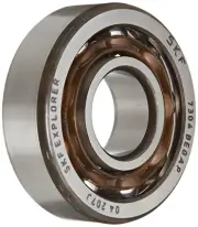 7313 BEGAP Medium Series Angular Contact Bearing, Light Preload, ABEC 1 Precisio