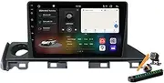 M6 pro2,Car Stereo Android 14.0 Radio for M-azda 6 2017-2019 GPS Sat Navigation 9'' Touchscreen DVD Multimedia Video Player FM BT Receiver with Carplay 4G 5G WiFi DSP SWC