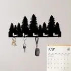 Wall Mounted Wall Storage Hook Metal Clothes Hanger Key Rack Coat
