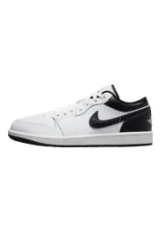 Nike Air Jordan 1 Low Men's Shoes (553558-132,White/Black-White) Size 10