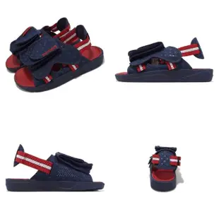 【NIKE 耐吉】涼鞋 Jordan LS Slide PSG 男鞋 藍 紅 聯名 可拆式小包 拖鞋(DJ2992-400)