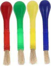 4pcs Doodle Painting Brushes Children Art Brush Plastic Handle Painting Brushes