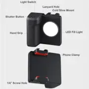 100% Brand New Soft Bluetooth Phone Shooting Helper with Remote LED Fill Light