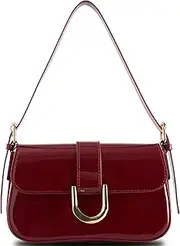 [KUNZHAN] Small Shoulder Bag for Women,Y2K Purse,Tote Handbag,Clutch Purse Crossbody Bag,with Zipper Closure Satchel