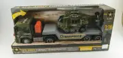 New Toy Association U.S Army Light Sound Friction Powered Transporter Helicopter