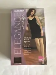 mediven elegance beige closed toe compression stocking medisilk 30-40mmHG
