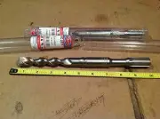 2- Vulcan VC201 3/4" x 5 x 10 Spline Drive Rotary Hammer Carbide Concrete Bit