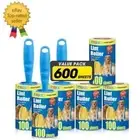 Lint Roller Lint Rollers for Pet Hair Extra Sticky 600 Sheets Lint Roller....