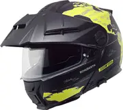 Schuberth E2 Atlas, flip up helmet , color: Matt Black/Yellow , size: XS (52/53)