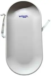 Wrigglr. Baby Change Pad - Preimum Waterproof Change Pad in Cream, Lightweight and Portable with Safety Belt, Non-Slip Base