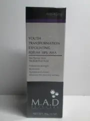 M.A.D skincare youth transformation exfoliating serum 10% aha NEW 30G/1.FL.OZ