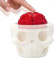 Keyboard Clicker Toy, Mechanical Keypad Fidget, Skull Brain Ornament, 1.69x1.5x2.01 Inches, Tactile Stress for Boys, Girls, Teens, Students, Workers, Seniors, Adults, Desk Use