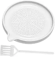 Cabilock 1 Set Garlic Juicer Bowl Ergonomic Food Grinding Tool for Vegetables and Fruits Comfortable Edges Non Slip Design for Mashing Potatoes Carrots Pumpkin