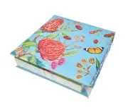 Memo Pad Block & Pen - Australiana - Coolabah Waratah V2 - FASMEMO55