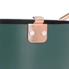 (Green)Deep Fryer Pot Japanese Style Frying Pot With Dual Handle Tempura Fryer