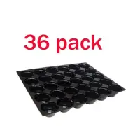 36 Pack 30 round Cells Tray Liner for 55mm Plastic, Jiffy Round Pots Propagation