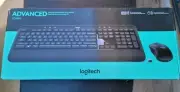 LOGITECH ADVANCED WIRELESS COMBO KEYBOARD AND MOUSE Spill-resistant Keyboard NEW