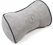 [ALIBO] Chairs Recliner Neck Rest Pillow Back Pain Relief Supports Car Airplane Travel Curve Pillow with Adjustable Elastic Strap Head Protector Pillow 1 Piece,Firm One