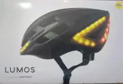 New/ Lumos Kickstart Helmet W/ Built in Lights - Adult 54-61cm - Black