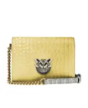 LOVE CLICK flip shoulder bag One size Yellow