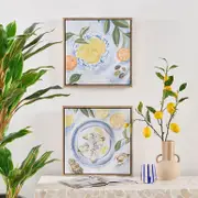 Provence Lunch Small Framed Wall Art [MUSLPROWA24S]
