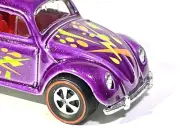 Hot Wheels CUSTOM MADE REDLINE Pearl METALLIC PURPLE- VW Bug - Beetle