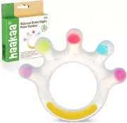 Palm Teether - Soft Silicone Baby Soothing Teether Pacifier BPA Free (1 Pack)
