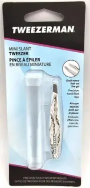 TWEEZERMAN Mini Slant Tweezer- 1252-WFR in Marble. Brand New, SEALED!