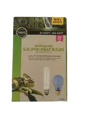 Thrive Tropical UVB And Heat Lighting Bulbs - New
