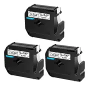 3PK Black on Clear Label Tape Compatible with Brother MK-131 MK131 P-touch 1/2"