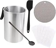 [OHPHCALL] 1 Set Soybean Wax Melting Pot Candle Making Supplies DIY Kit for Adults Safe Durable Tools for Creative Projects Special Occasions for Birthday Parties Random Color