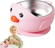 Suction Bowls for Baby, Children Cartoon Food Feeder, Non-Slip Cute Baby-Led Weaning Bowls for Travel Feeding Picnic Kindergarten Snack Time Outdoor Meals First Solids