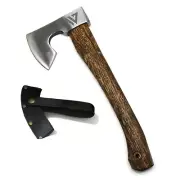 Wilora Viking Axe | High Carbon Steel Polished, PU Leather Sheath and Lanyard