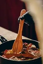 Handcrafted Olive Wood Cooking Spoon, Kitchen Utensil, Wooden Serving Spoon (L17cm x 3cm)