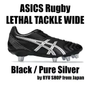 ASICS Rugby Shoes LETHAL TACKLE WIDE P507Y.003 Black / Pure Silver