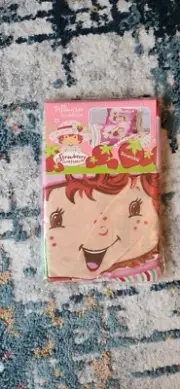 Vintage Strawberry Shortcake Reversible Pillow Case