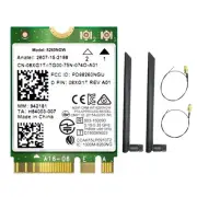 8260 8260NGW WiFi Card+2X8DB Antenna 2.4G/5Ghz 867M Bluetooth 4.2 NGFF M.23012