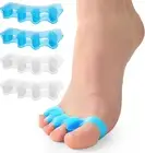 Toe Separators - 2 Pair Toe Spacers Straightener to Correct Bunions, Soft Rubber